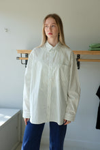 Load image into Gallery viewer, b-sides - Nolan Shirt - Green White Stripe - front
