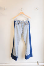B-sides - Reworked Slouch - Vintage Indigo/Van Blue - flat front