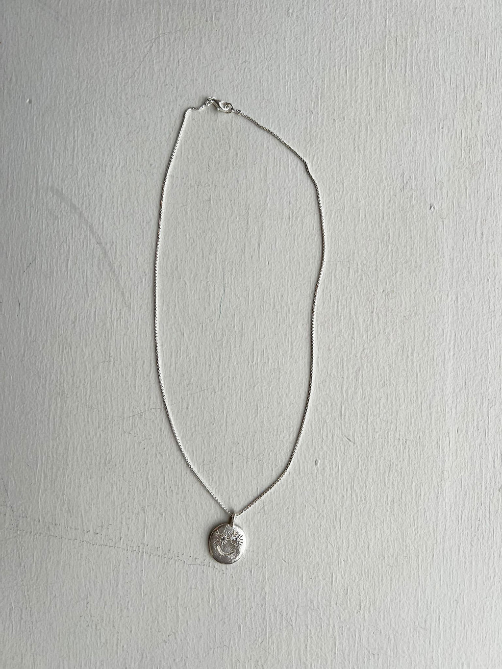 Erica Leal - Bright Eyes Necklace - Smile w/ CZ Eyes