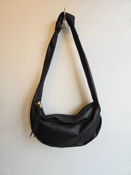 Erin Templeton - Leather Sling Bag - Large in Black