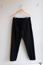 Filippa K - Carl Recycled Cotton Trouser - Black - flat back