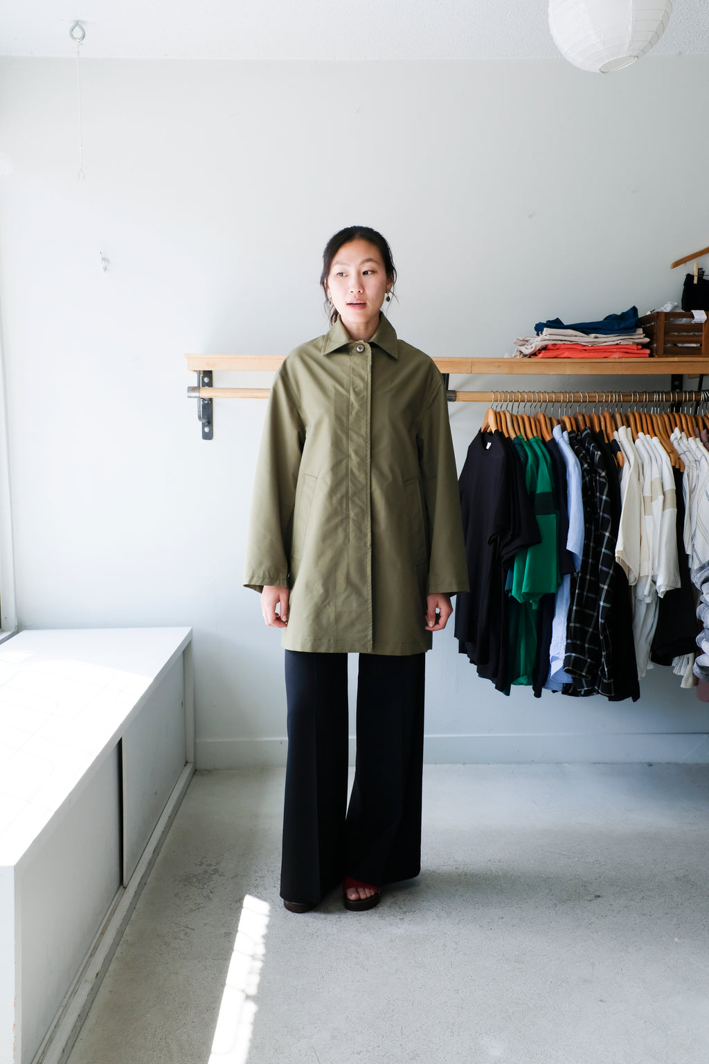 Cassie Car Coat - Laurel Green