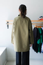 Filippa K - Cassie Car Coat - Laurel Green - Back