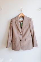Delilah Flannel Blazer - Driftwood