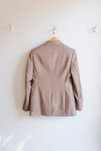 Delilah Flannel Blazer - Driftwood