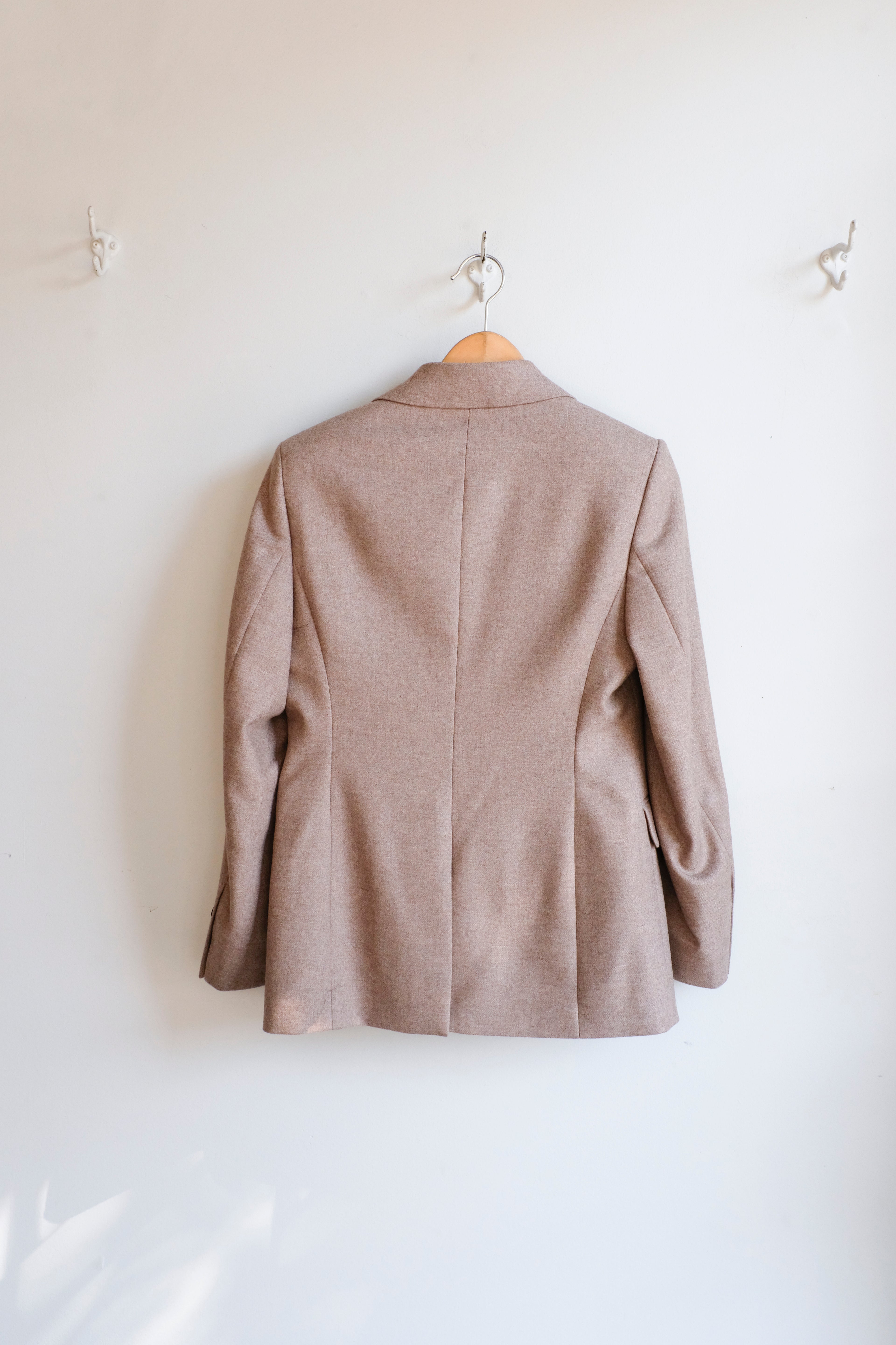 Delilah Flannel Blazer - Driftwood