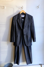 Darcey Pinstripe Trousers - Anthracite Melange