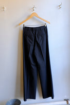 filippa k - Darcey Pinstripe Trousers - Anthracite Melange - flat back