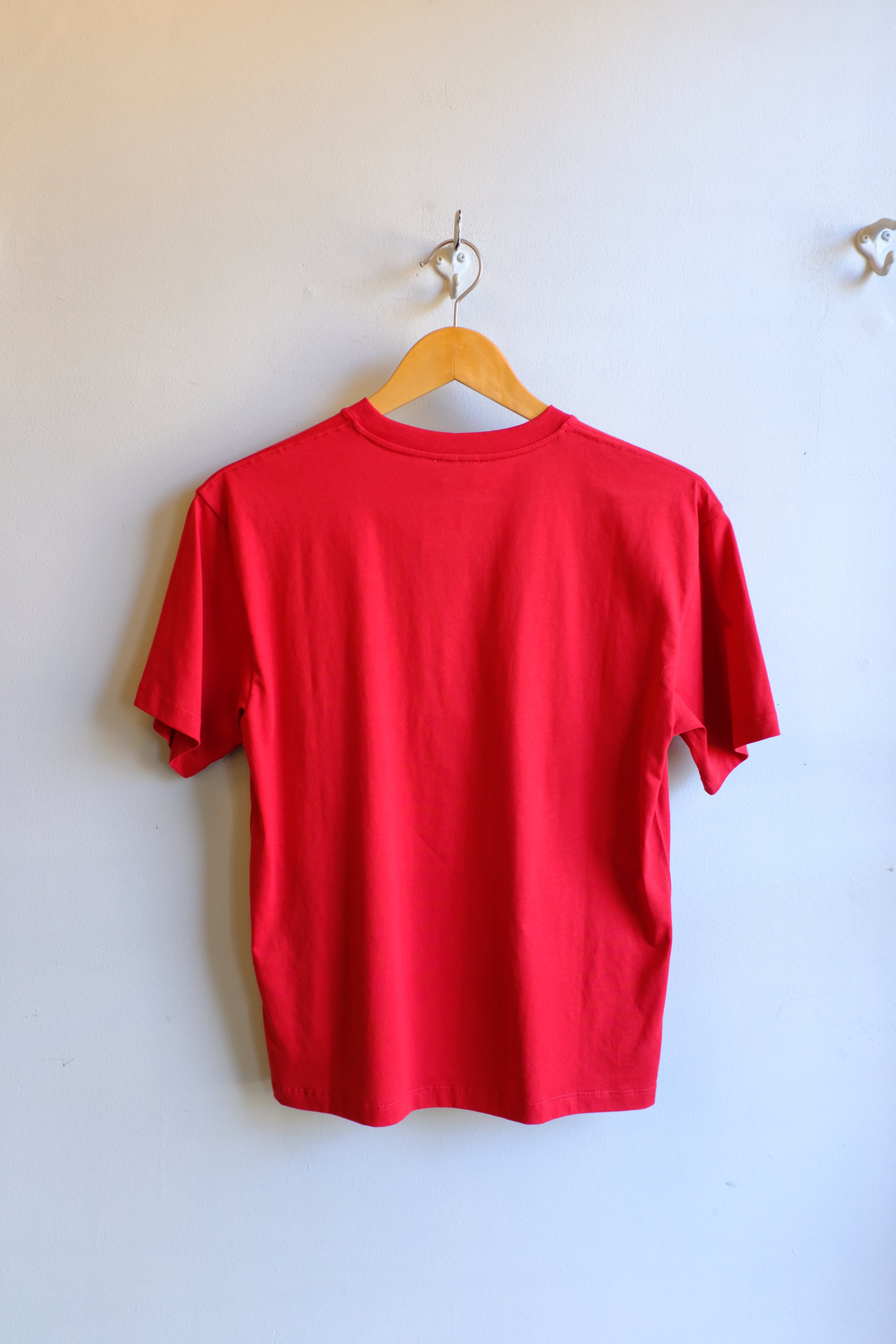 filippa k - Loose Fit Tee - Dark Red - flat back