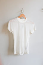 soeur - Lyocell Cashmere Tee -  off-white