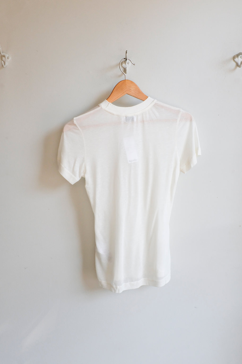 soeur - Lyocell Cashmere Tee -  off-white- back