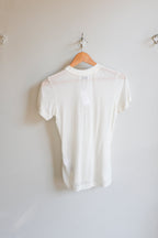 soeur - Lyocell Cashmere Tee -  off-white- back