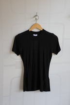 soeur - Lyocell Cashmere Tee -  black  - front