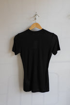 soeur - Lyocell Cashmere Tee -  black  - back