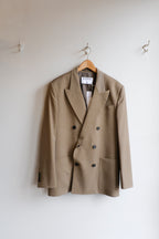 Filippa K - Michael Blazer - Light Driftwood Melange - Flat - Front