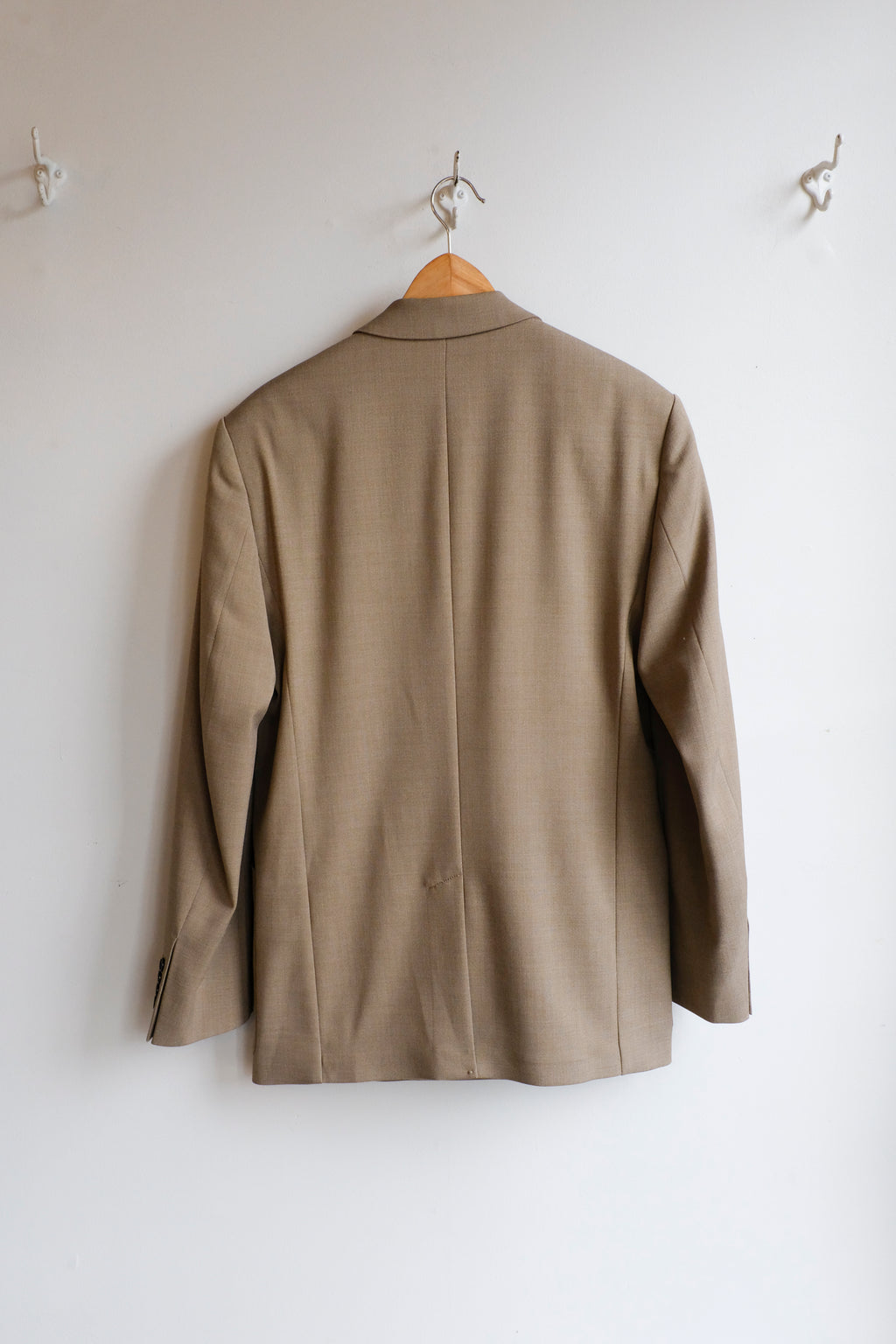 Filippa K - Michael Blazer - Light Driftwood Melange - Flat - Back