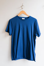 Filippa K - Roll Neck Tee - Night Teal - Flat - Front