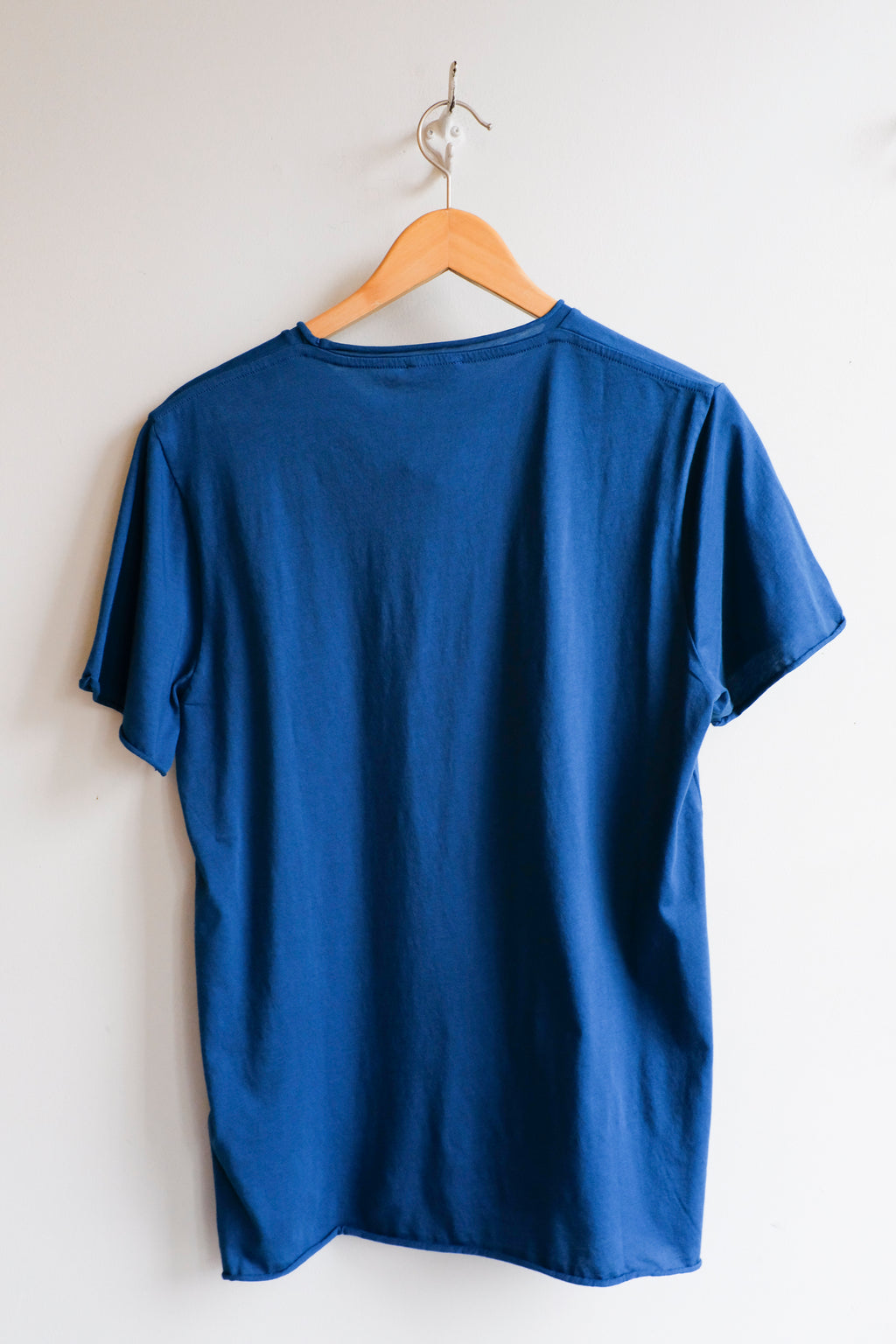 Filippa K - Roll Neck Tee - Night Teal - Flat - Back
