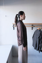 Silk Shirt - Dark Chocolate