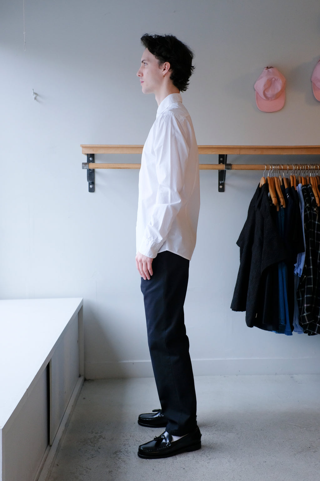 Filippa K - Slim Washed Cotton Shirt - White - side
