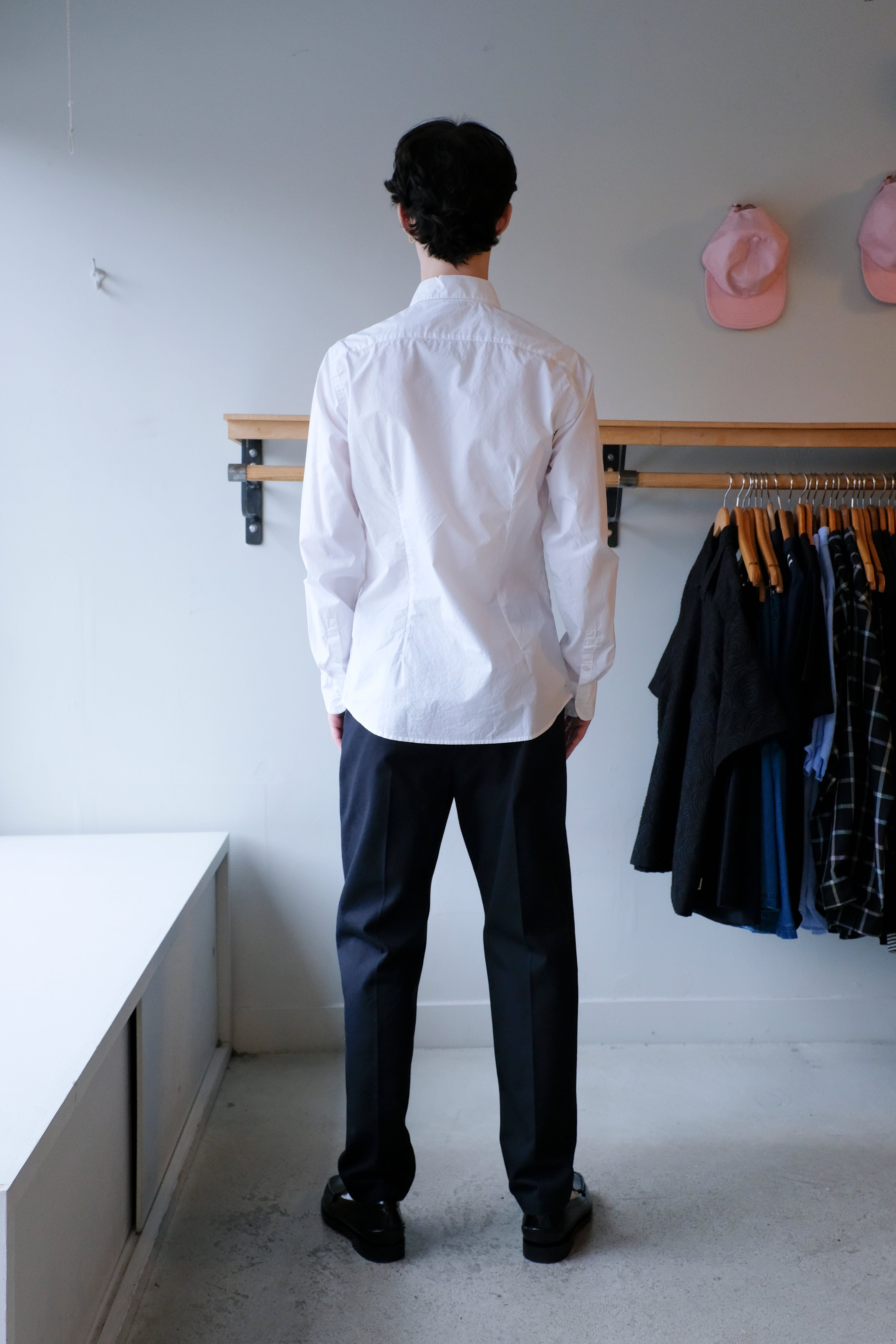 Filippa K - Slim Washed Cotton Shirt - White - back