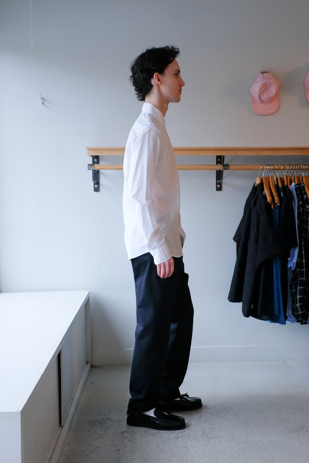 Filippa K - Slim Washed Cotton Shirt - White - side