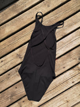 Load image into Gallery viewer, Filippa K Cross-Back Swimsuit - Black - back
