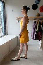 Load image into Gallery viewer, Filippa K - High Neck Tank Dress - Sunset Yellow - side
