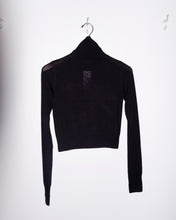 Load image into Gallery viewer, Filippa K - Merino Turtleneck Sweater - Black - flat back
