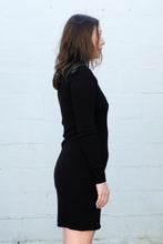 Load image into Gallery viewer, Filippa K - Polo Merino Dress - Black - side
