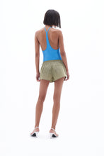 Load image into Gallery viewer, Filippa K Strappy Swimsuit - Blue Shiny - back model
