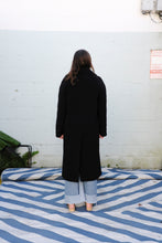 Load image into Gallery viewer, Filippa K - Wool Carcoat - Black - back
