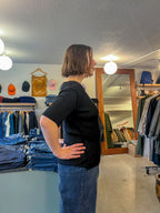 Gudrun - Brita Top - Black (Merino) - side