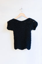 Gudrun Gudrun - Brot Top - Black (Alpaca) - flat front