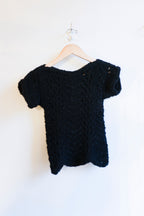 Gudrun Gudrun - Brot Top - Black (Alpaca) - flat back