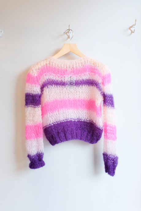 Gudrun Gudrun - Vasi Sweater - Multi Pinks (Faroese Wool) - flat front