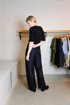 Henrik Vibskov - Artist Pants - Navy - Back
