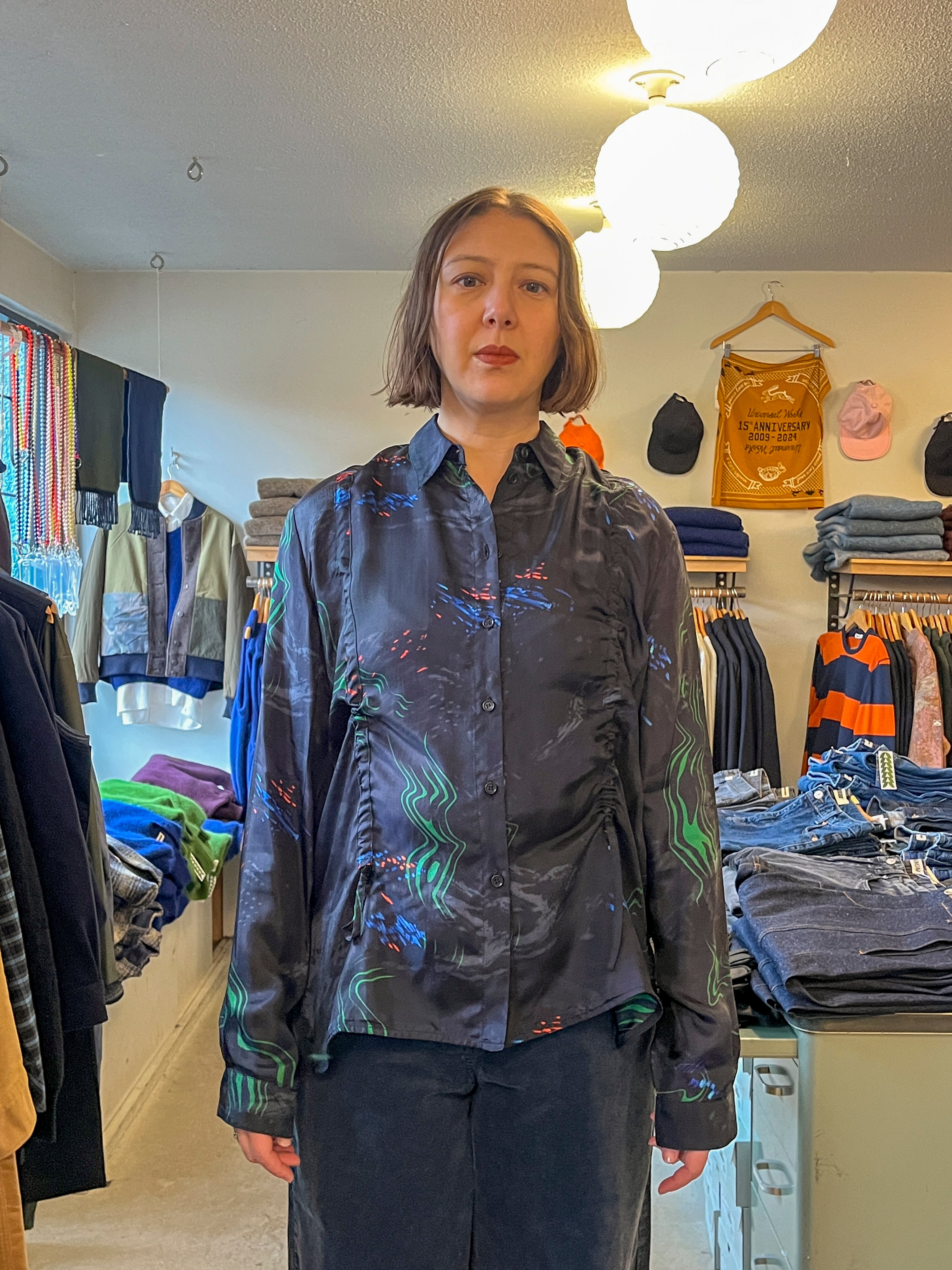 Henrik Vibskov - Backpack Shirt - Dark Fireworks - front