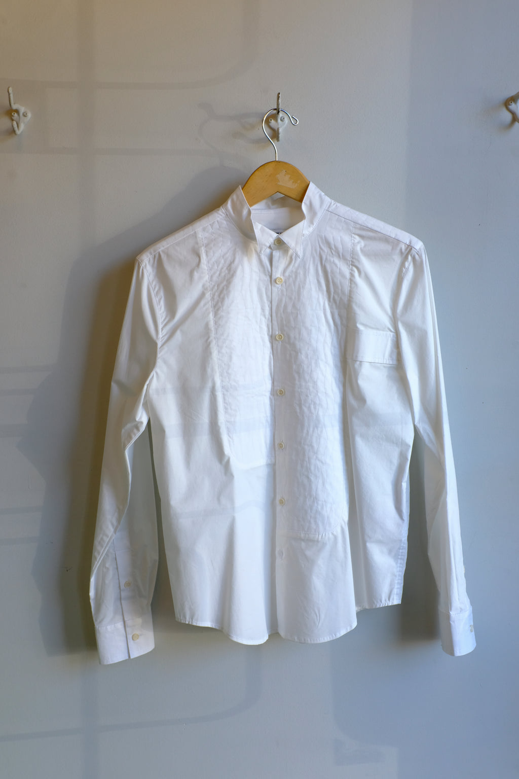 Henrik Vibskov - Ballroom Shirt - Paper White - flat front