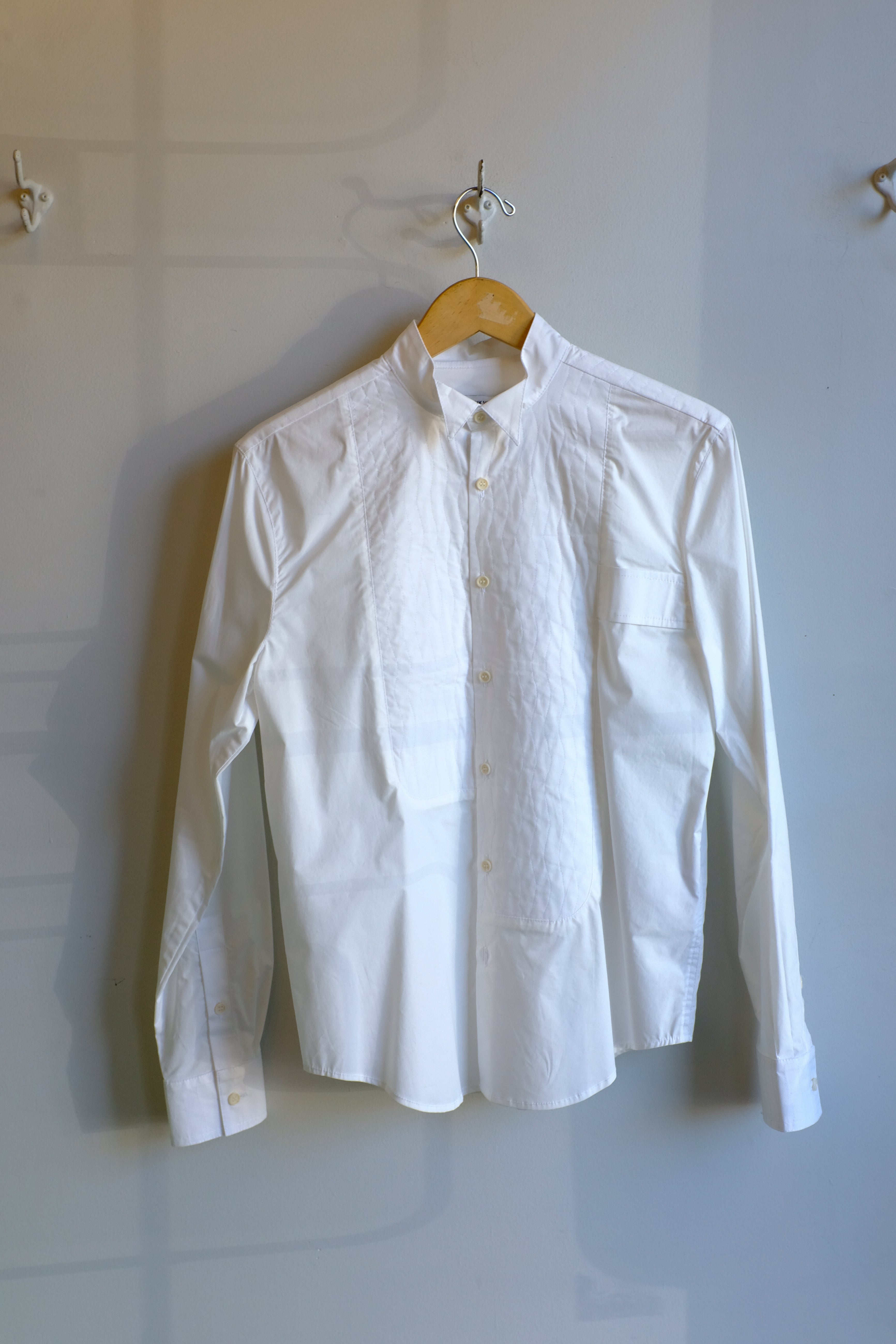 Henrik Vibskov - Ballroom Shirt - Paper White - flat front