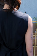 Henrik Vibskov - Blanket Dress - Black - back detail