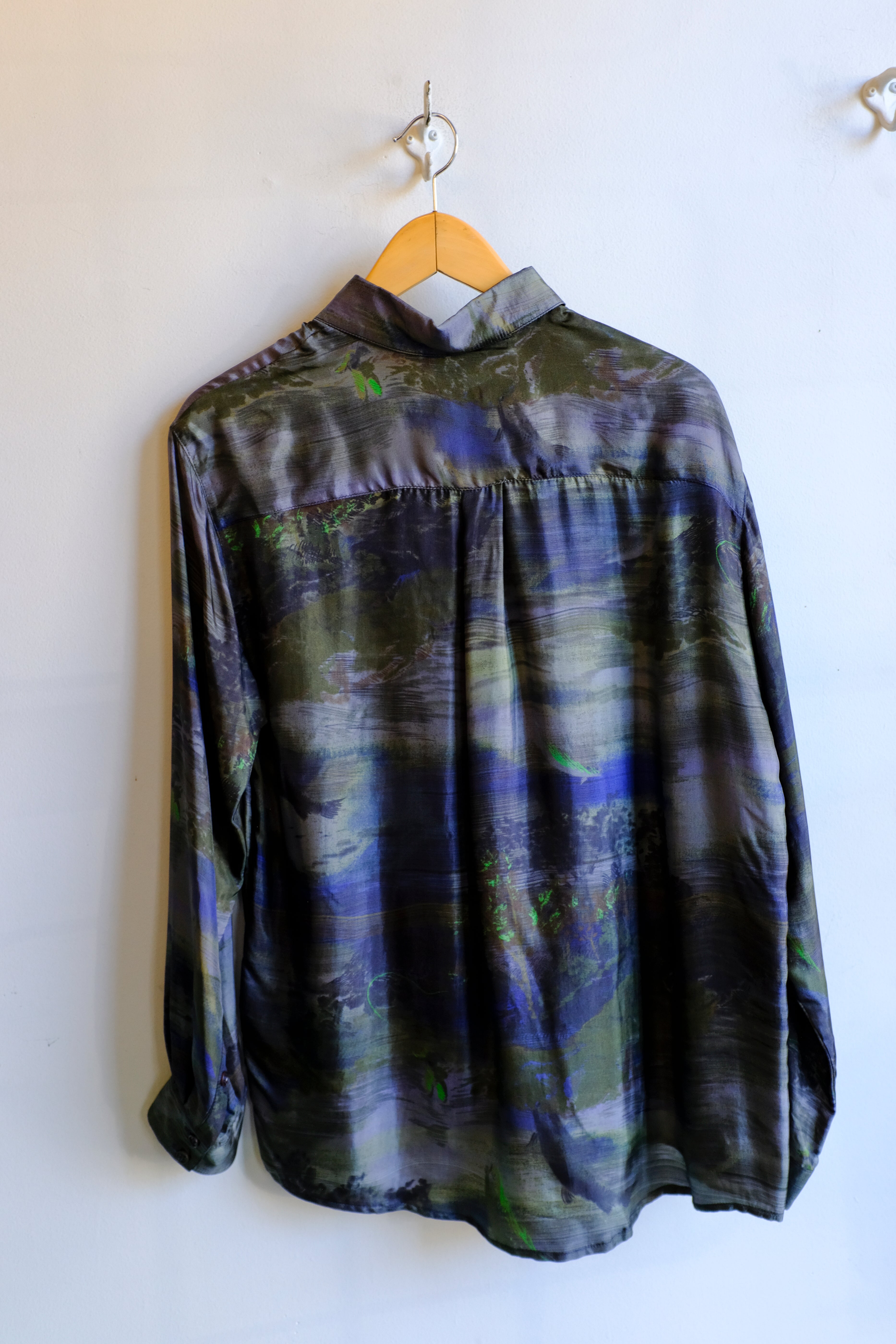 Henrik Vibskov - Block Shirt - Fishes Light - flat back