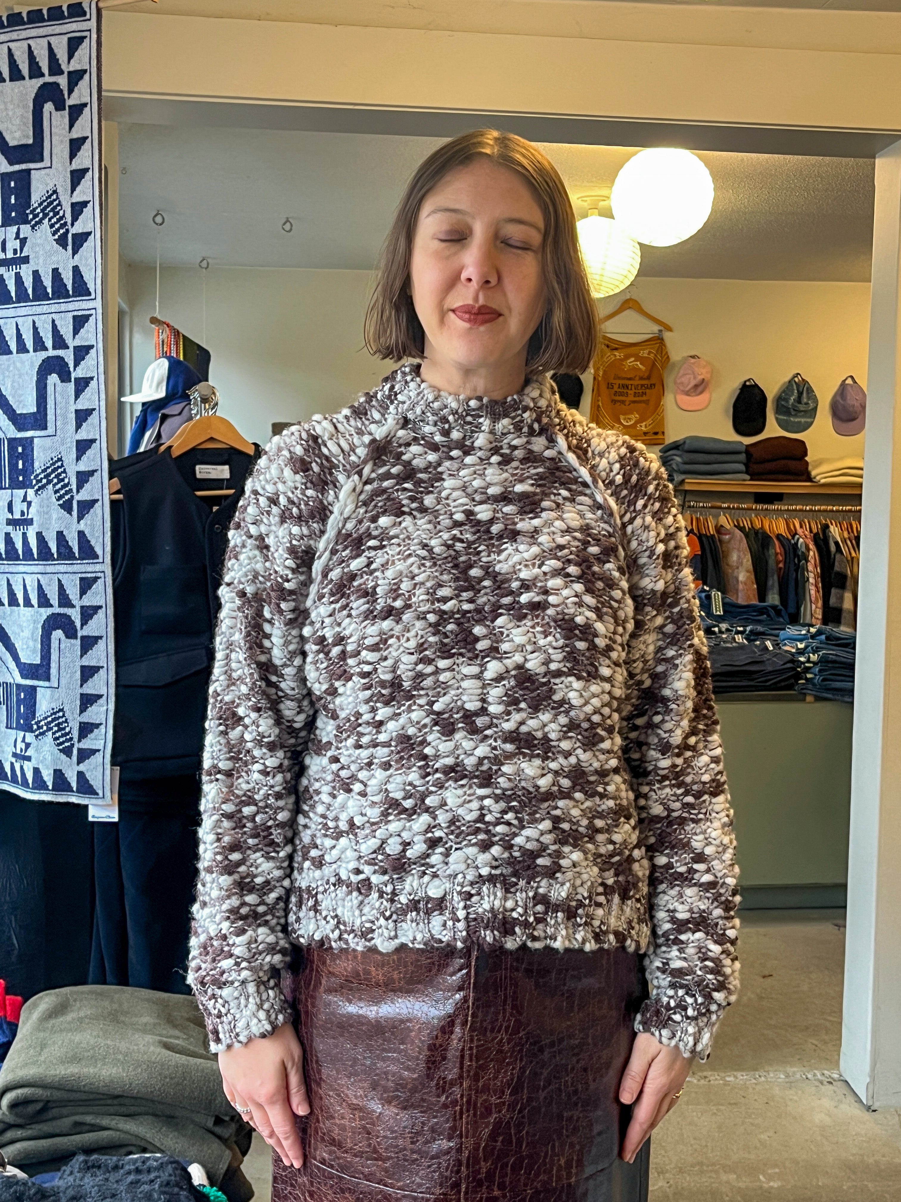 Henrik Vibskov - Bongo Sweater - Brown Bongo - front