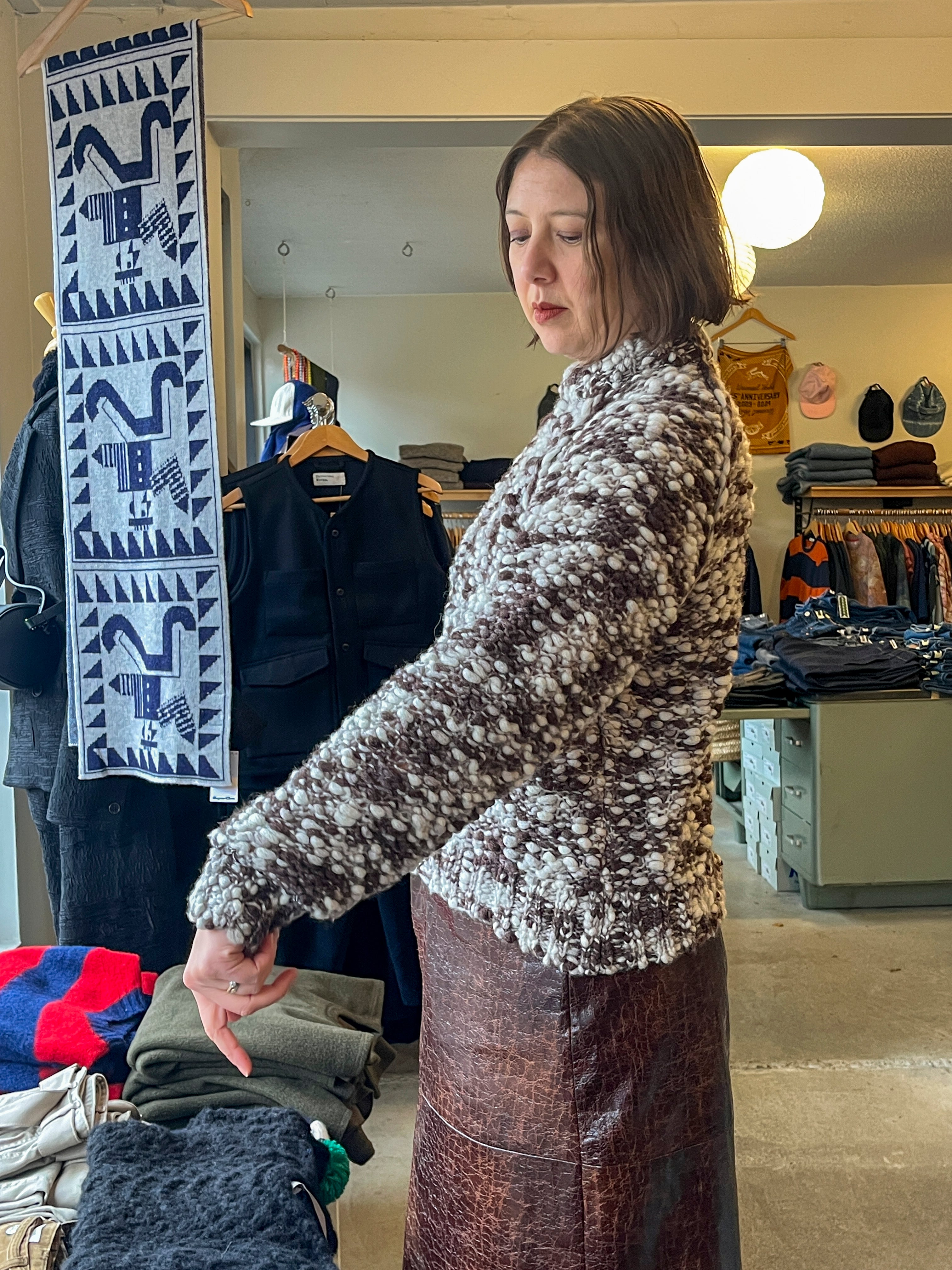 Henrik Vibskov - Bongo Sweater - Brown Bongo - side