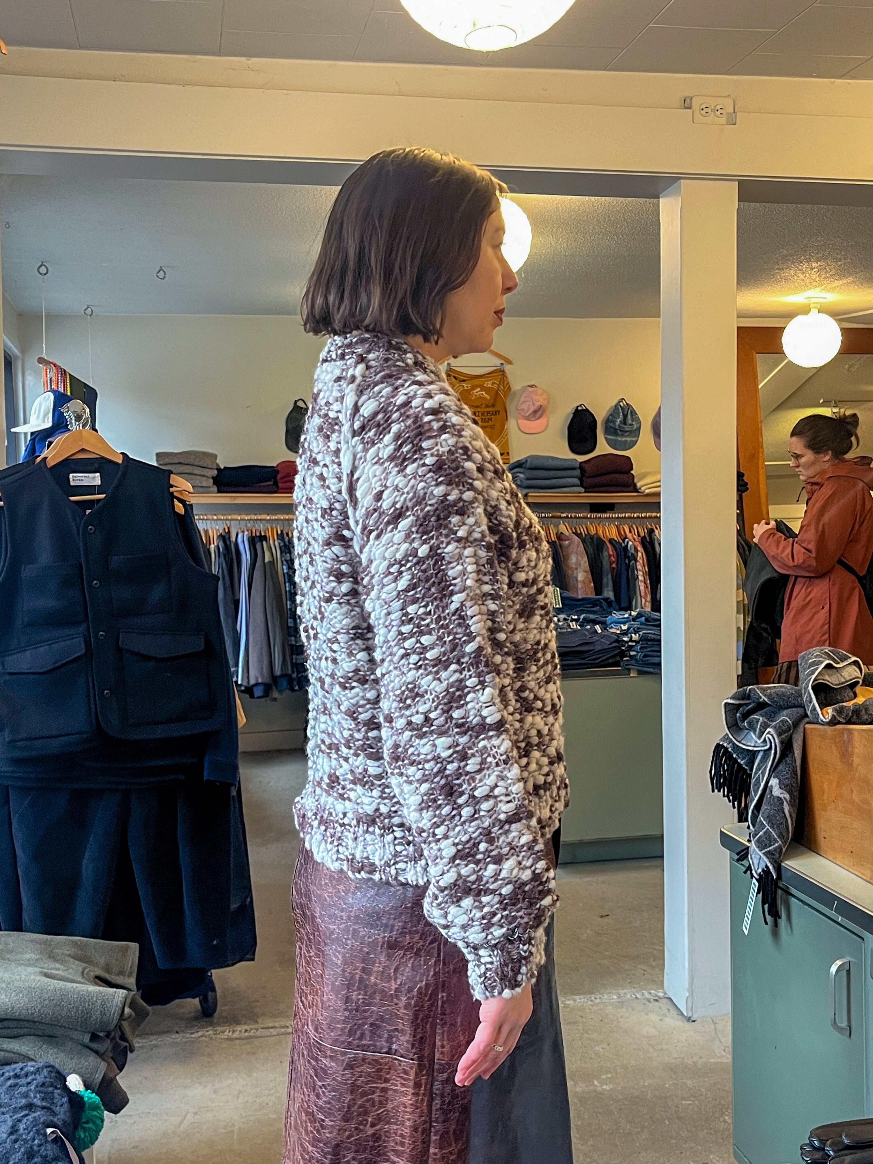 Henrik Vibskov - Bongo Sweater - Brown Bongo - side