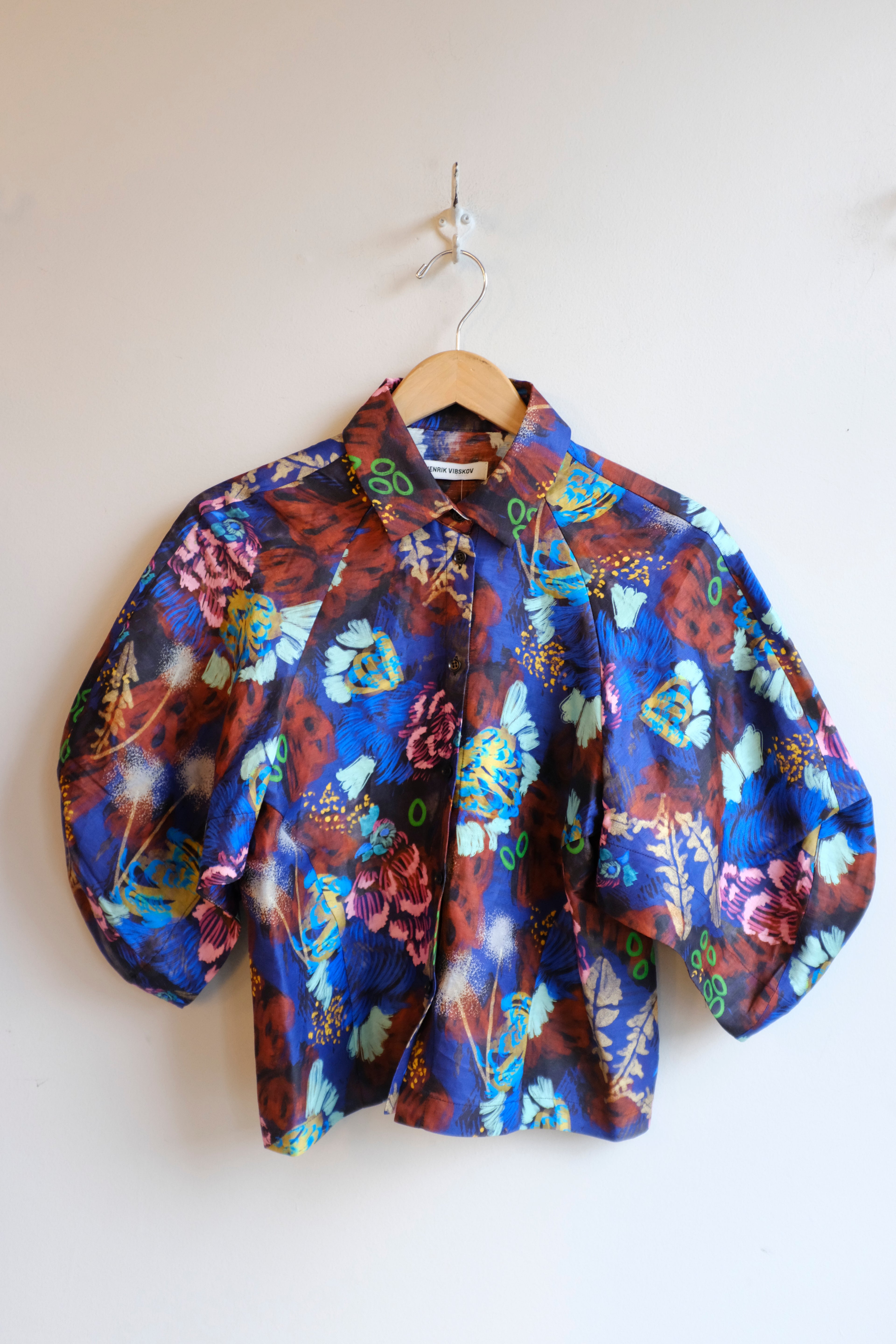 Henrik Vibskov - Case Shirt - Space Chicken - flat front