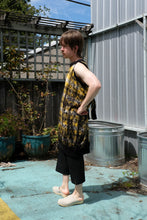 Load image into Gallery viewer, Henrik Vibskov - Faded Bumble Knit Sweater - Blurry Black Yellow Check - side
