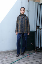 Henrik Vibskov - Field Parka - Tartan Dry Wax - front