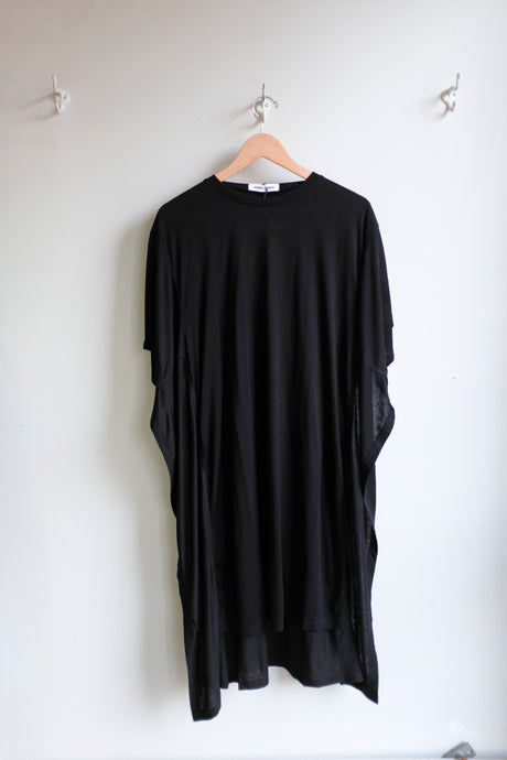 henrik Vibskov -Knuckle Long Tee - Black - flat front