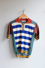 Load image into Gallery viewer, henrik Vibskov - Mix Polo M - Teal Mix - flat front
